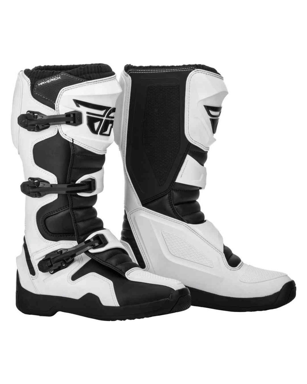 FLY RACING MAVERIK WHITE US 9,10 | MX BOOTS