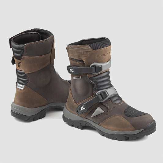 FORMA ADVENTURE LOW DRY WATERPROOF MOTORCYCLE BOOT BROWN US 12  | MX BOOTS