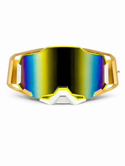 100% ARMEGA GOLDEN GOGGLES  ( GOLDEN LENS) | MX GOGGLES