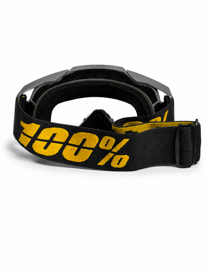 100% ARMEGA GREY GOGGLE  ( CLEAR LENS) | MX GOGGLES
