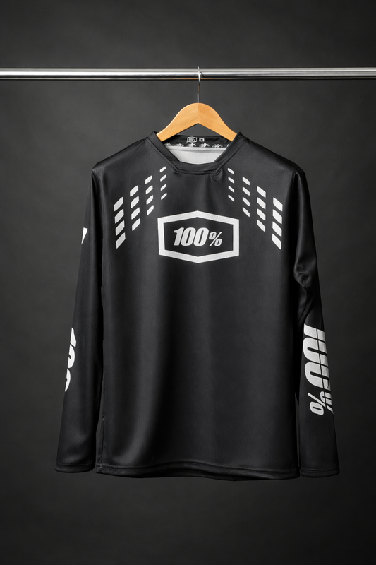 100% BLACK | MX JERSEY