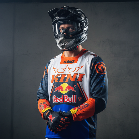 KINI REDBULL ORANGE/BLUE | MX JERSEY