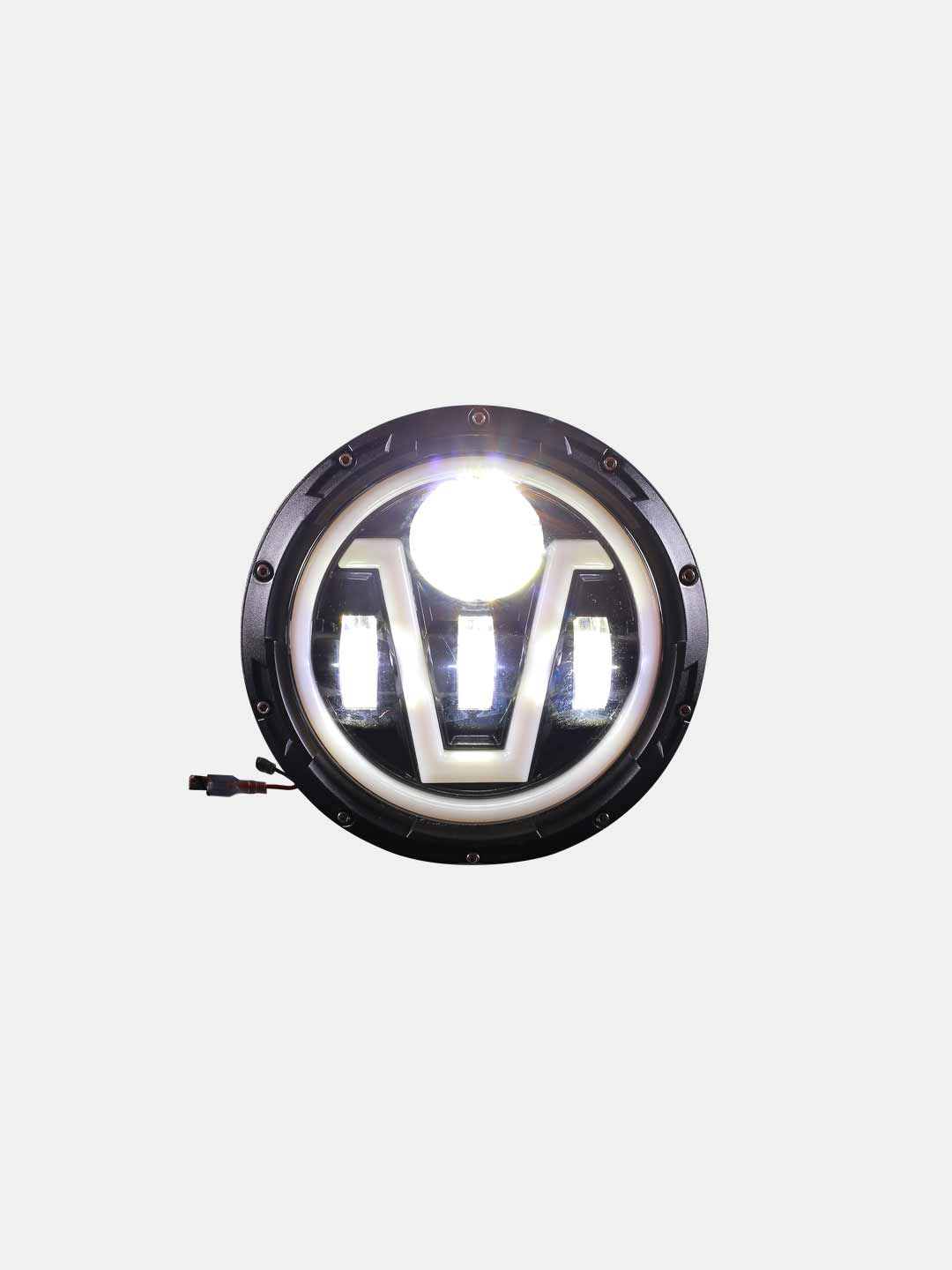 HJG 7 INCH V TYPE HEADLIGHT 45-WATT