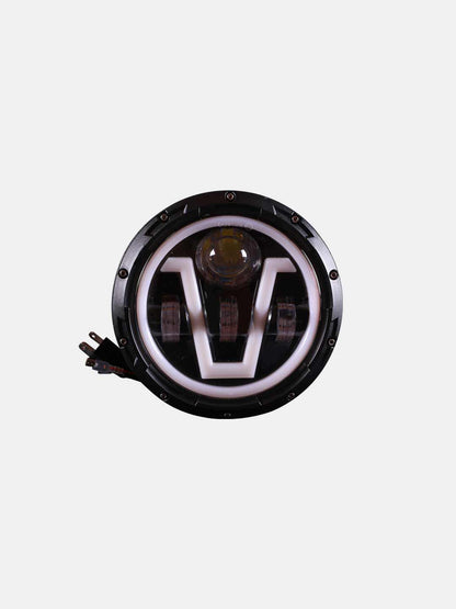 HJG 7 INCH V TYPE HEADLIGHT 45-WATT
