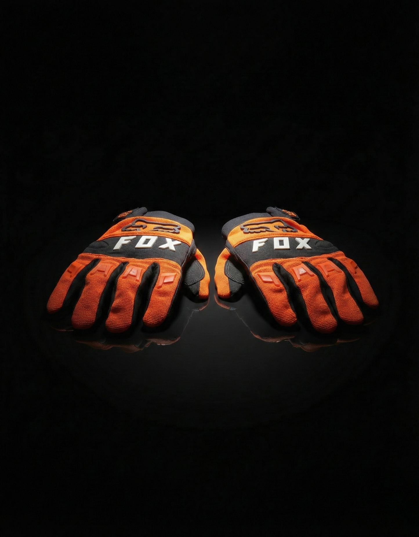 FOX ORANGE WHITE LETTERING XL | MX GLOVES