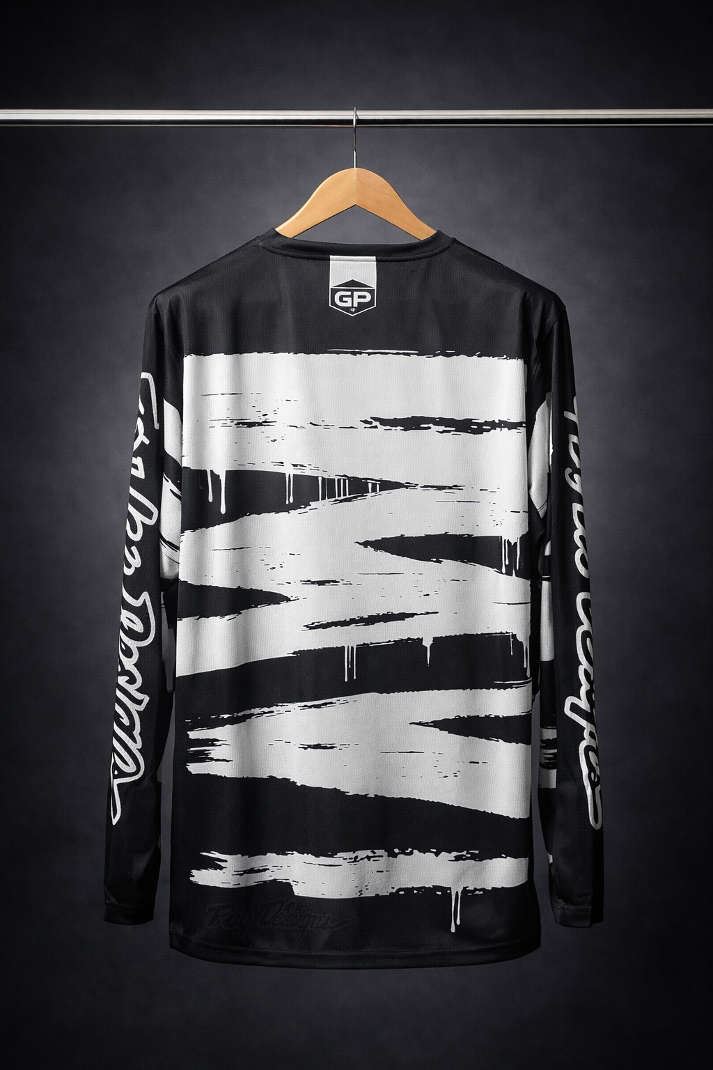 TROY LEE DESIGNS BLACK WHITE GP | MX JERSEY