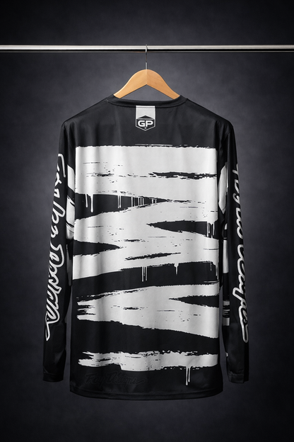 TROY LEE DESIGNS BLACK WHITE GP | MX JERSEY