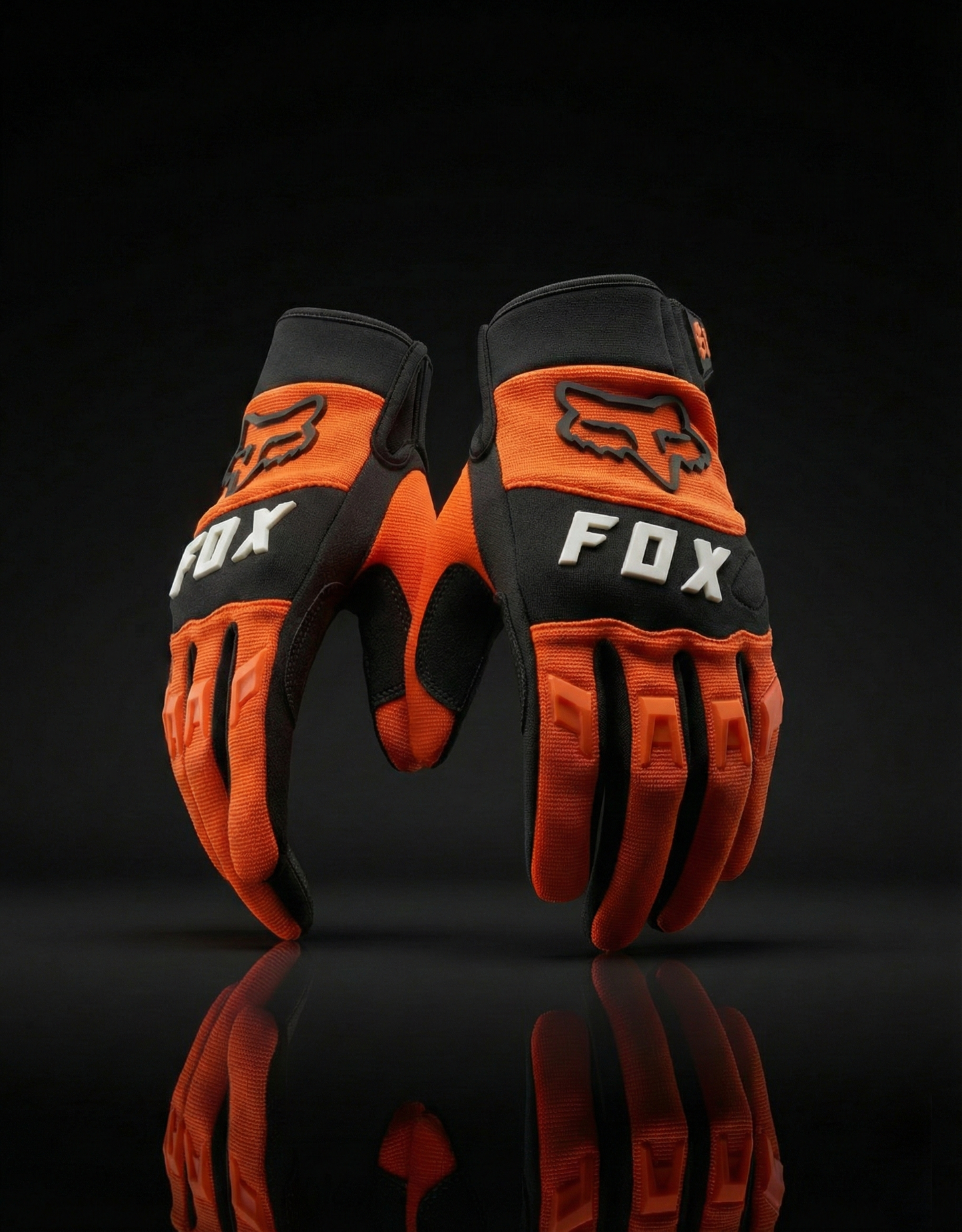 FOX ORANGE WHITE LETTERING XL | MX GLOVES