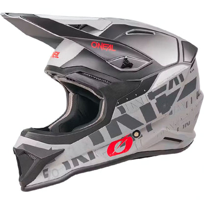 ONEAL 1 SERIES V27 VOLTIXX BLACK GREY MOTOCROSS HELMET