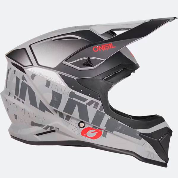 ONEAL 1 SERIES V27 VOLTIXX BLACK GREY MOTOCROSS HELMET