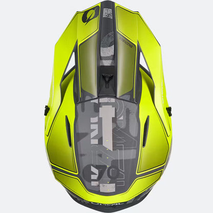ONEAL 1 SERIES V27 VOLTIXX BLACK NEON YELLOW MOTOCROSS HELMET