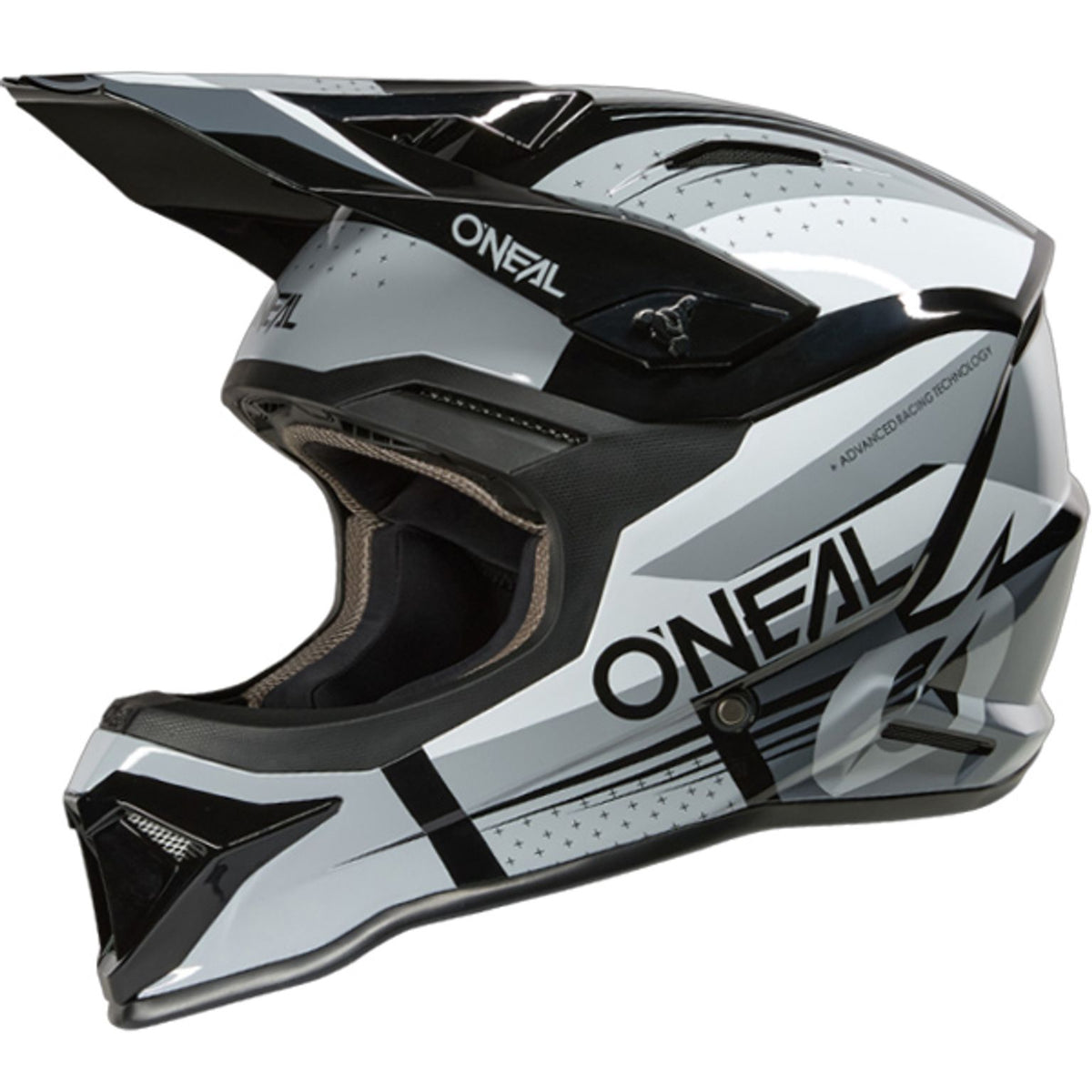 ONEAL 1 SERIES V26 RC BLACK GREY MOTOCROSS HELMET