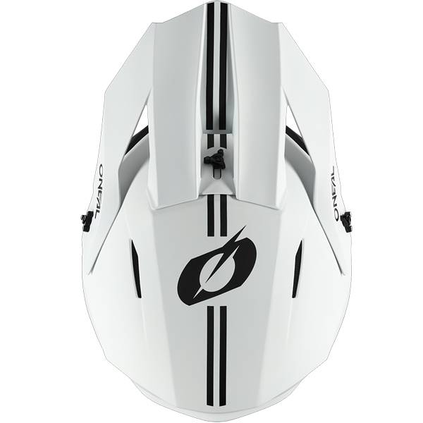 ONEAL 1 SERIES V25 SOLID WHITE MOTOCROSS HELMET