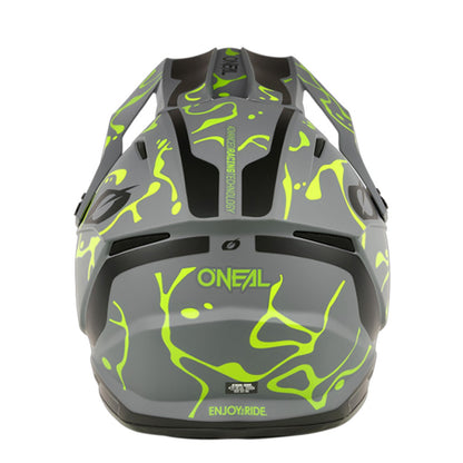 ONEAL 1 SERIES V26 SPLASH GREY NEON YELLOW MOTOCROSS HELMET