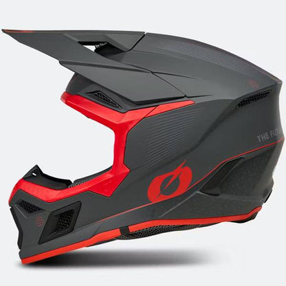 ONEAL 3 SERIES V27 E-STROKE GREY RED MOTOCROSS HELMET