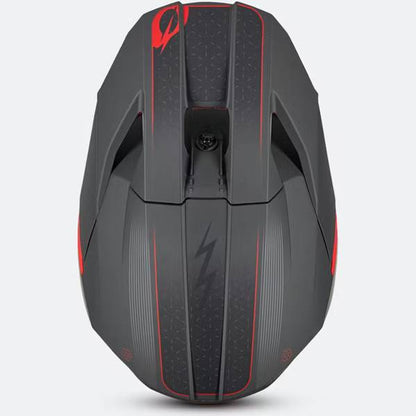 ONEAL 3 SERIES V27 E-STROKE GREY RED MOTOCROSS HELMET