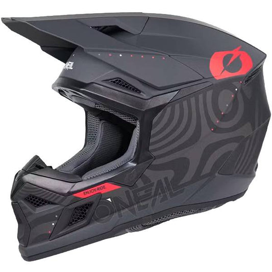 ONEAL 3 SERIES V27 NOVA BLACK MOTOCROSS HELMET