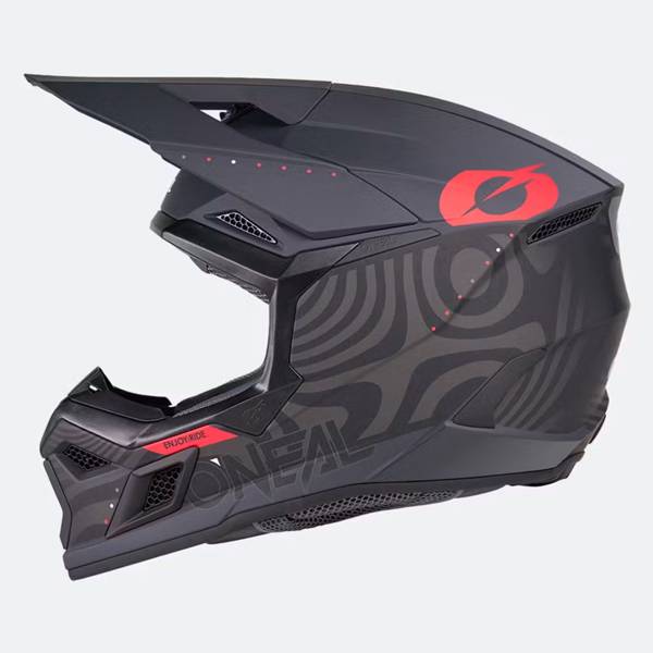 ONEAL 3 SERIES V27 NOVA BLACK MOTOCROSS HELMET