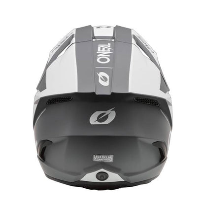 ONEAL 3 SERIES V26 SOLID WHITE BLACK MOTOCROSS HELMET