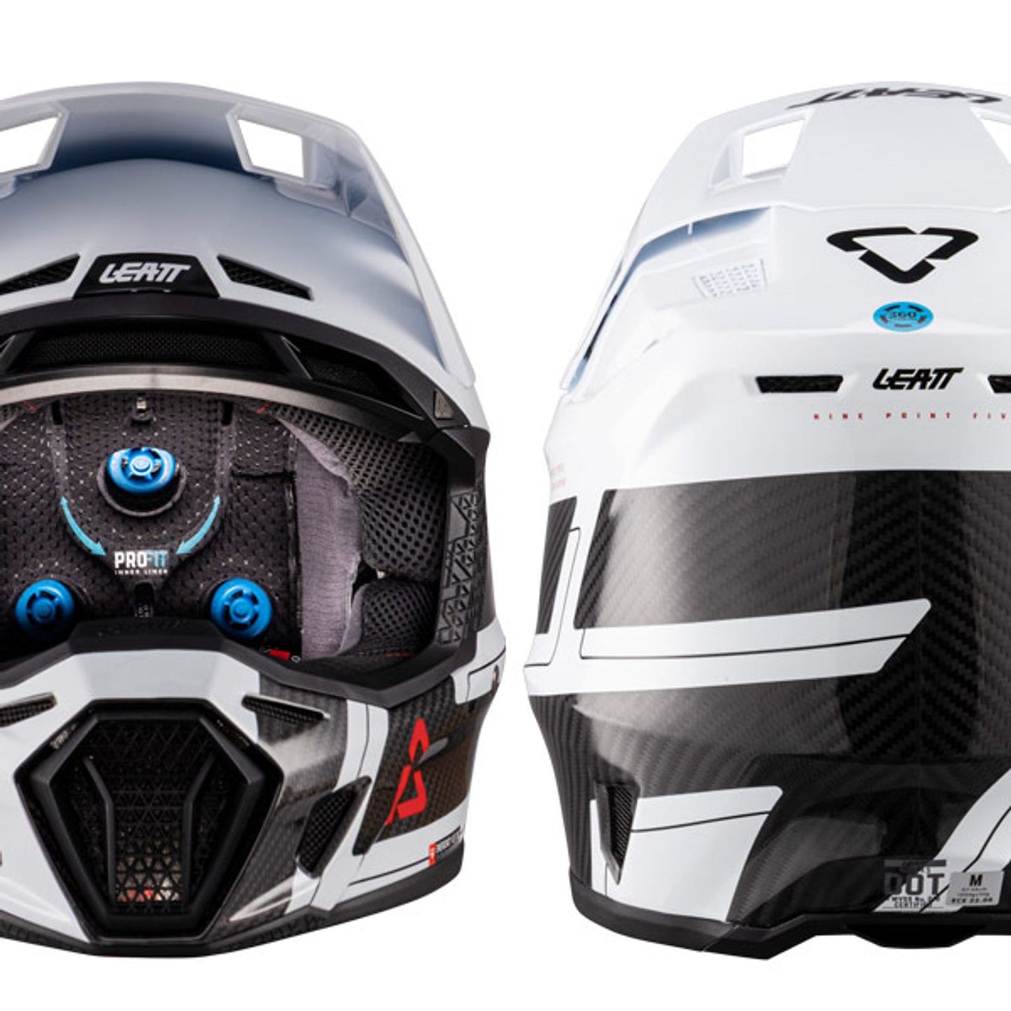 Leatt 9.5 V26 Carbon White Helmet