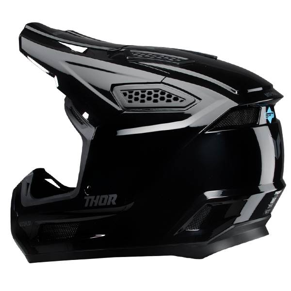 THOR FLEET BLACKOUT GLOSS BLACK HELMET