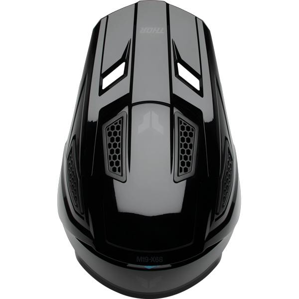 THOR FLEET BLACKOUT GLOSS BLACK HELMET