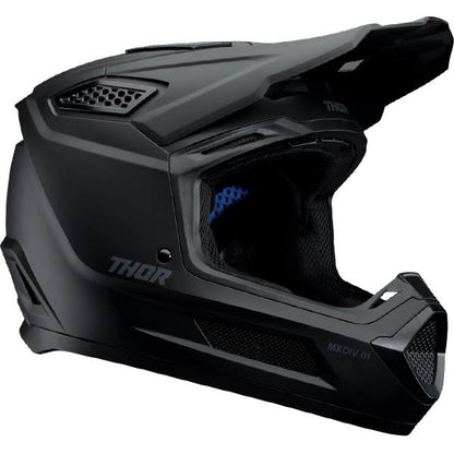 THOR FLEET BLACKOUT MATT BLACK HELMET