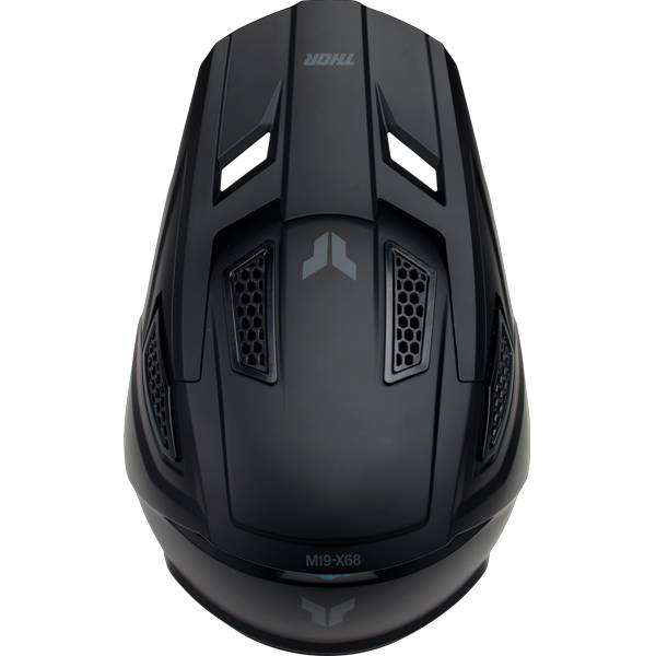 THOR FLEET BLACKOUT MATT BLACK HELMET
