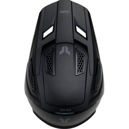 THOR FLEET BLACKOUT MATT BLACK HELMET