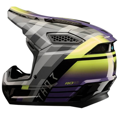 THOR FLEET CAMBER GLOSS BLACK PURPLE HELMET
