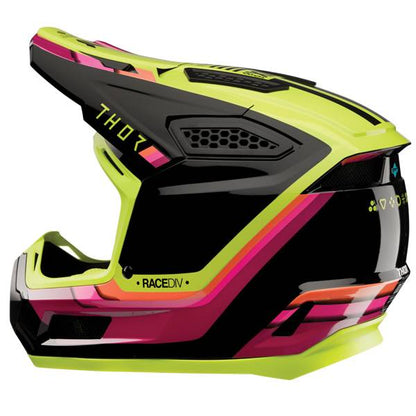 THOR FLEET DEFY GLOSS BLACK ACID HELMET
