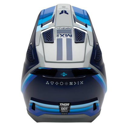THOR FLEET DEFY GLOSS BLUE GREY HELMET