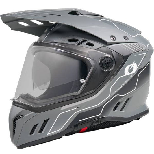 ONEAL SIERRA RS ECHO BLACK GREY ADVENTURE HELMET