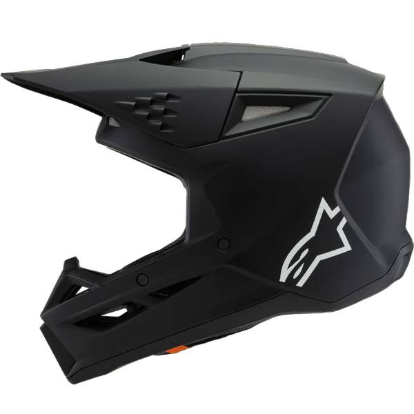 ALPINESTARS KIDS SM3 SOLID BLACK MATTE HELMET
