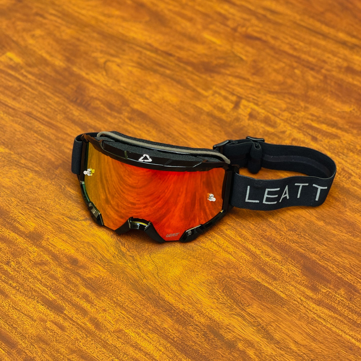 LEATT VELOCITY 4.5 BLACK (RED LENS) | MX GOGGLES