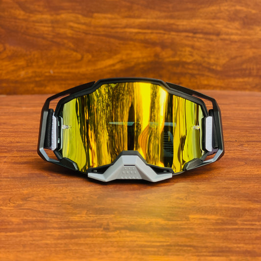 100% ARMEGA OLD BLACK (SILVER LENS) | MX GOGGLES