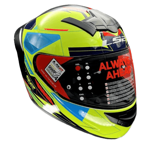 FF352 ROOKIE BETHA HI VIZ YELLOW NAVY BLUE