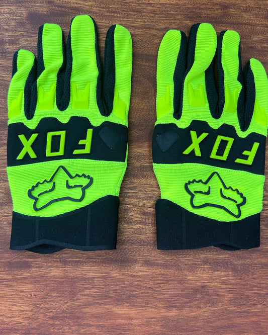 FOX MX FLURO GREEN S | MX GLOVES