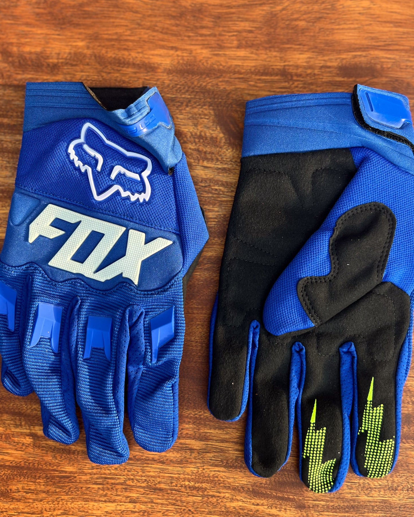 FOX MX BLUE WHITE LETTERING S | MX GLOVES