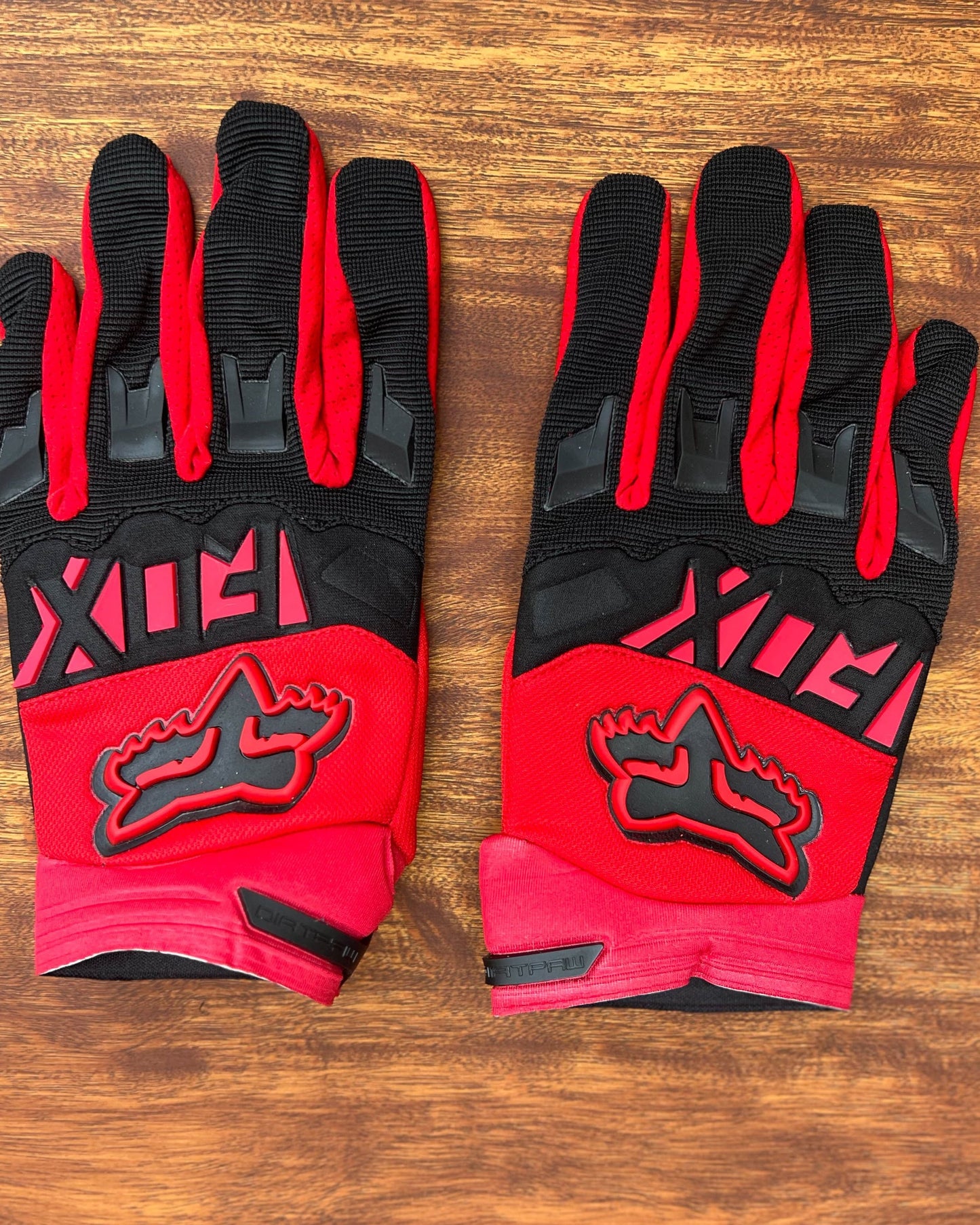 FOX RED DIRT PAW S | MX GLOVES