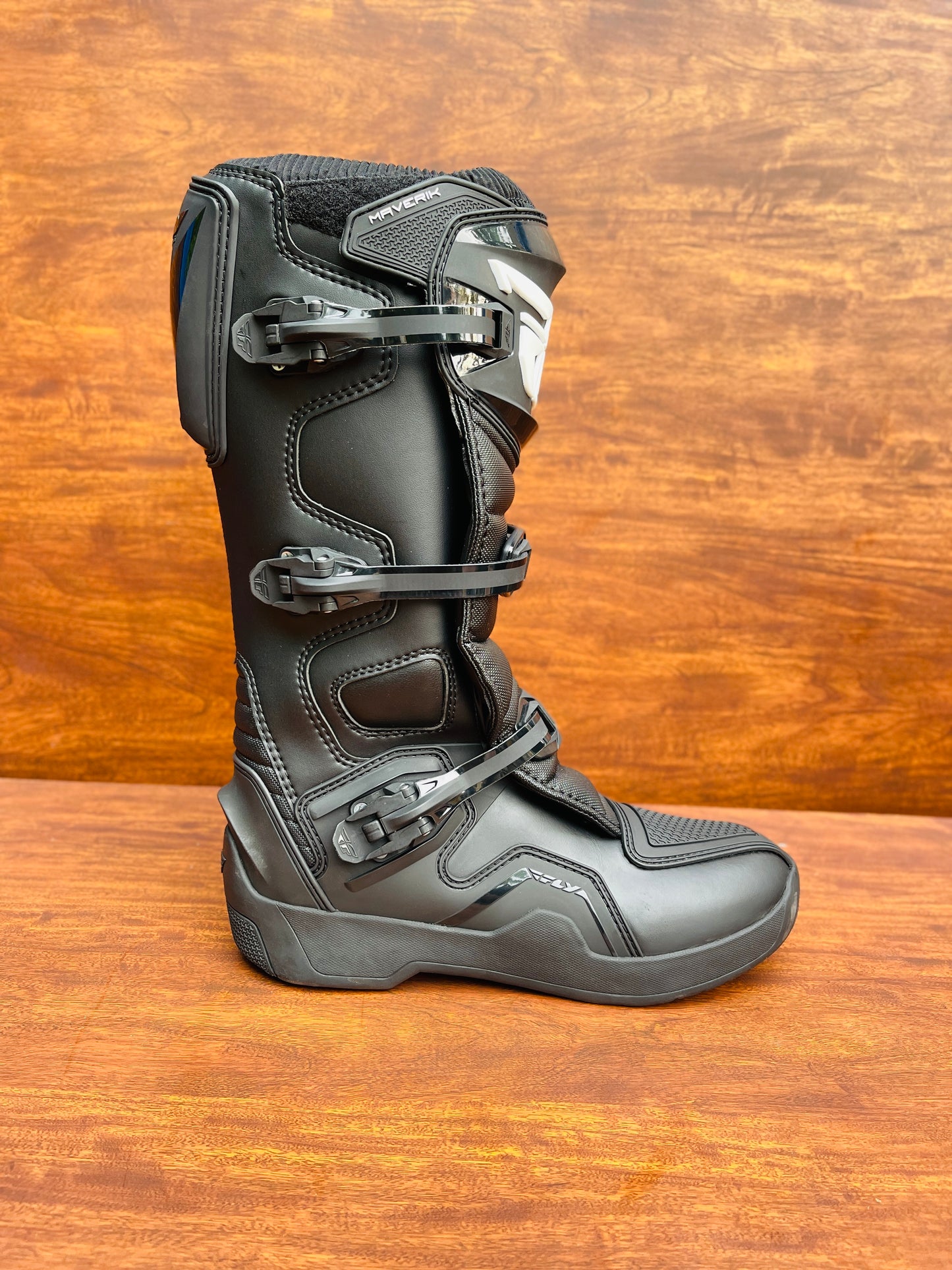 FLY RACING MAVERIK BLACK US 10 | MX BOOTS