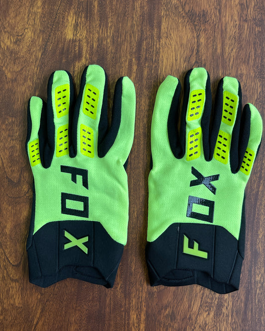 FOX FLURO GREEN M/L/XL | MX GLOVES