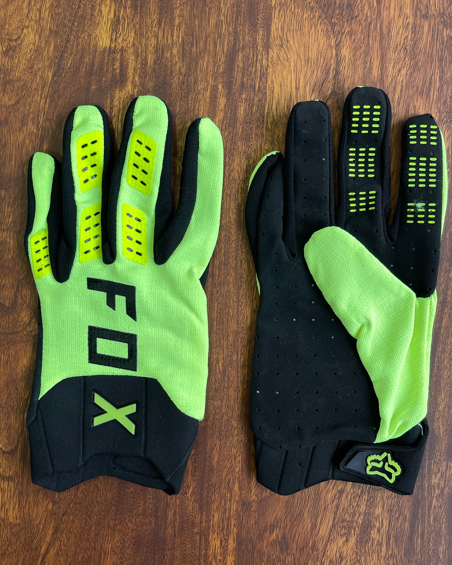 FOX FLURO GREEN M/L/XL | MX GLOVES