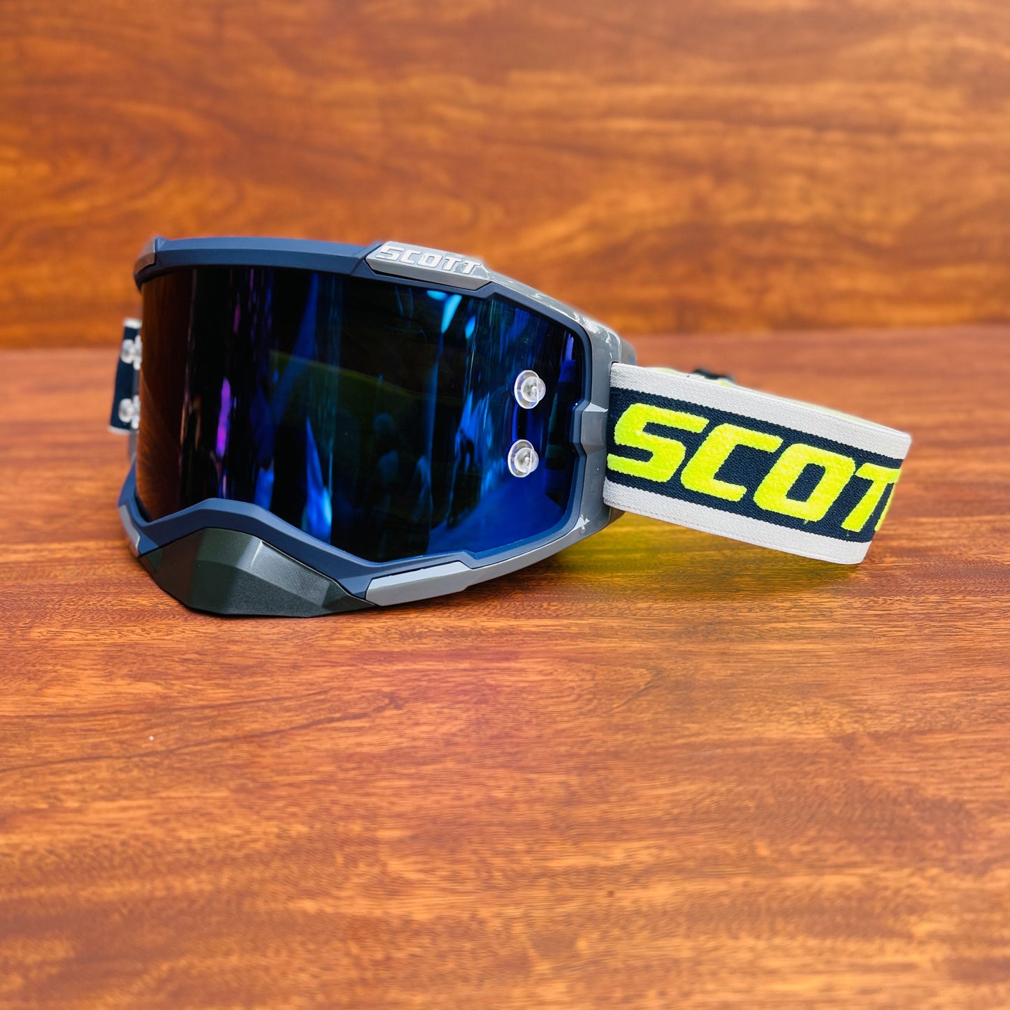 SCOTT GREY (BLUE LENS) | MX GOGGLES