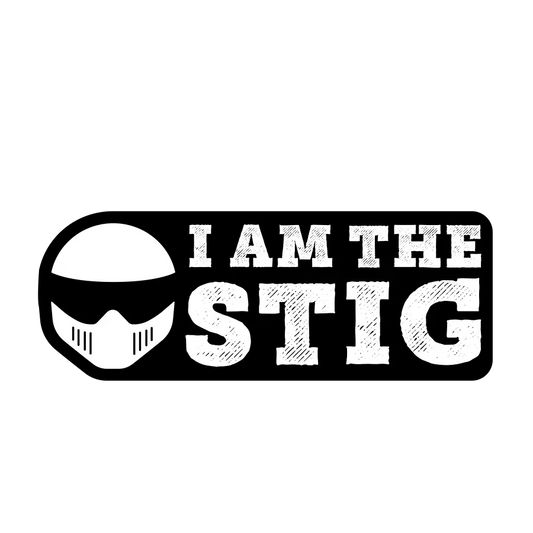 I AM THE STIG | STICKER