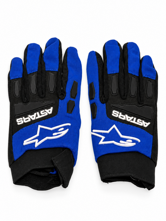 ASTARS BLUE AND BLACK | MX GLOVES
