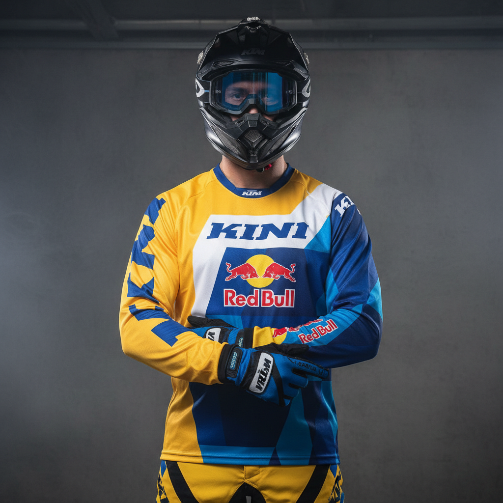 KINI REDBULL YELLOW/BLUE | MX JERSEY