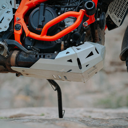 LEGUNDARY KTM 390 ENDURO R VAMBRACE BASH PLATE SILVER