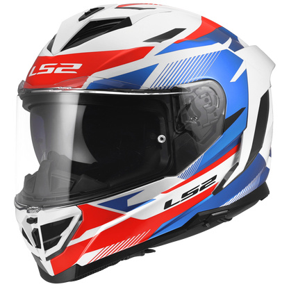 FF818 STORM III KOMAI WHITE BLUE RED