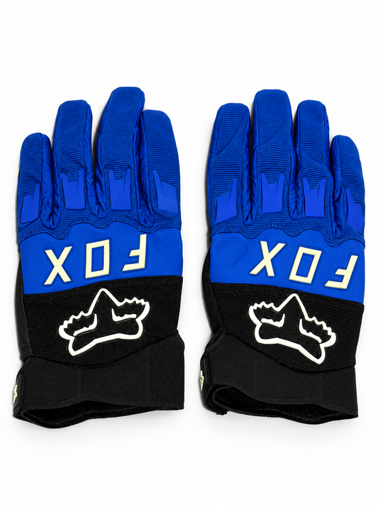 FOX BLUE AND BLACK | MX GLOVES